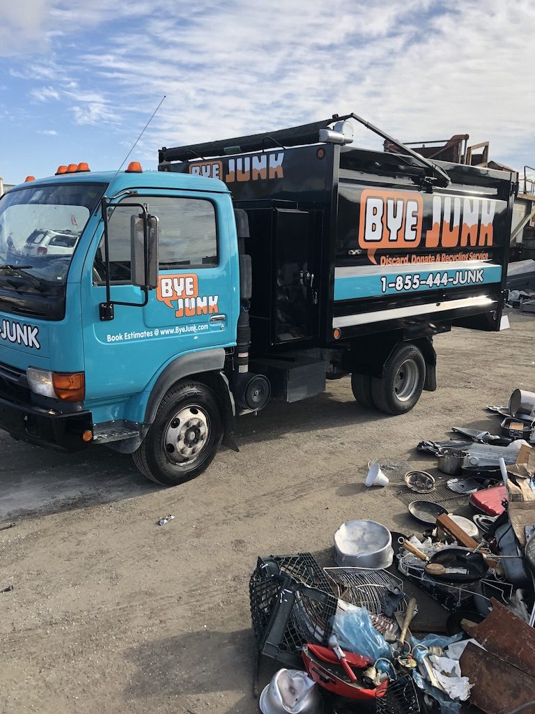 Danville Bye Junk dropping off junk at Recycling Center