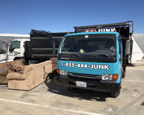 Bye Junk Truck with Couch Bye Junk couch removal in Danville