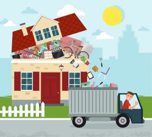 illustraition of junk removal pick up in san leandro, ca