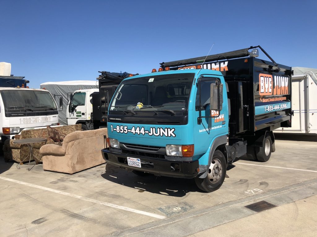 Junk Removal Truck from Bye Junk in Oakland